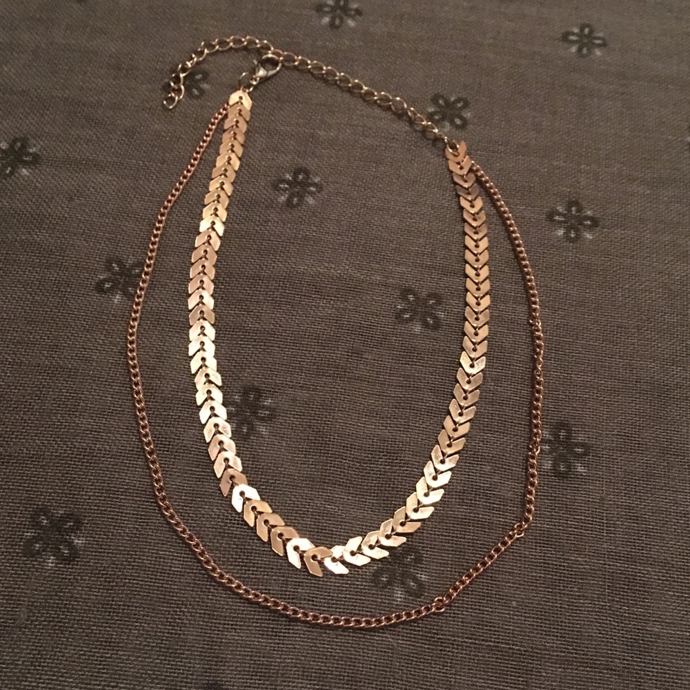 Vintage Golden Layered Choker Necklace